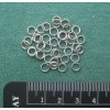 Bižuterní komponenty - dvojkroužek platinový 5 mm