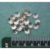Bižuterní komponenty - kaplík jednoduchý platina 8 mm - 30 ks