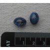 Vinutý korálek - oliva perleťově tmavě modrá 12 mm