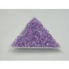 Korálky - rokajlové perličky - trojúhelníčky světle fialové 3,5 mm