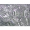 Korálky - rokajlové tyčky 20 mm - krystal s AB 58135 (T55)