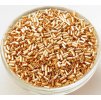 Korálky - rokajlové trubičky - zlatý dekor 4,5 mm