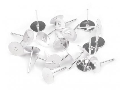 vlepovaci puzeta 8mm stribro