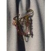 Brož - špendlík růžová