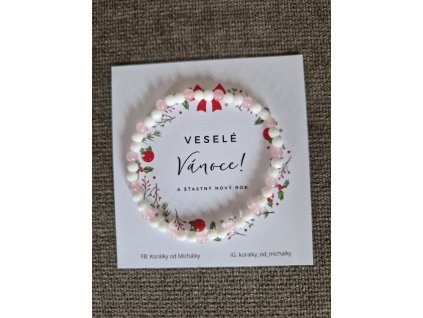 Mini vánoční náramky