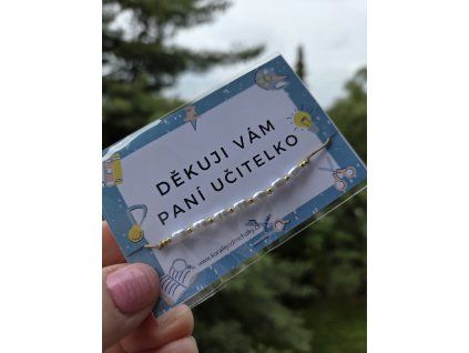 Děkuji Vám, paní učitelko