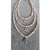 Minimalistický choker pastelový