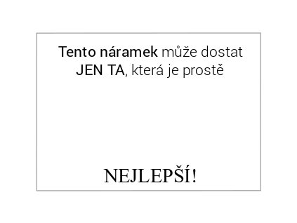 Tento náramek může dostat na šířku