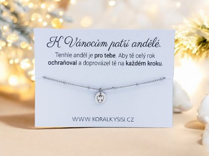 Náramek Anděl symbol Vánoc