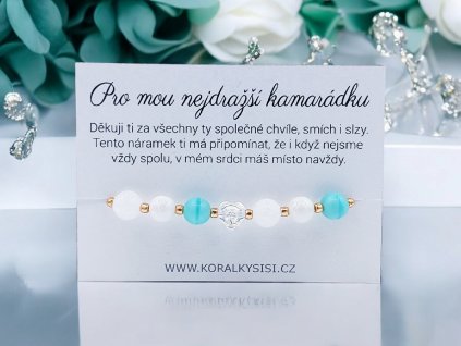 Náramek Srdce Swarovski pro kamarádku