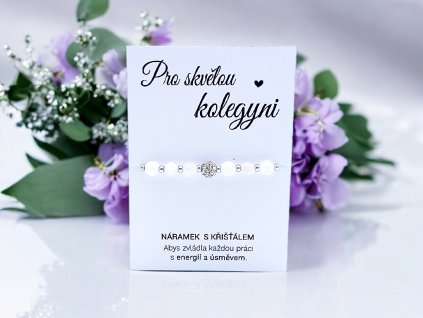 Náramek Křišťál pro kolegyni