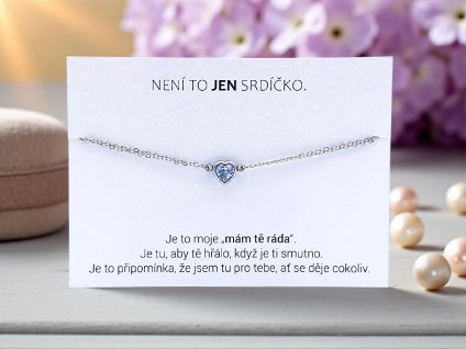 Náramek ocelový To není jen srdce