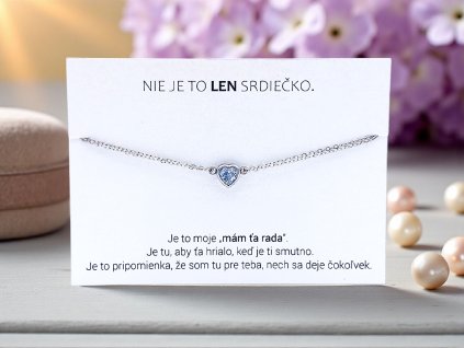 Náramok oceľový Oceľový náramok Nie je to len srdce
