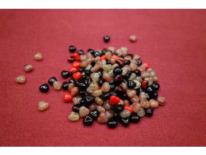 Mačkaná srdíčka 06x06 MIX01