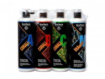 1221 coral care set grotech 4x500ml