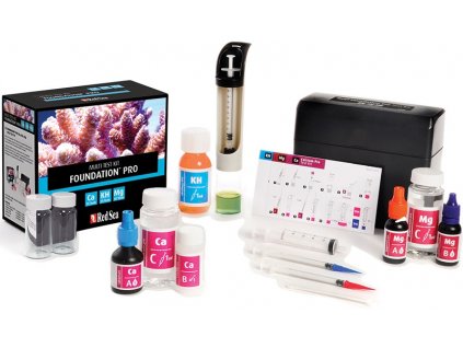 246 redsea red sea reef foundation pre test kit sada testov na vapnik uhl tvrdost a horcik ca kh mg prenosny box