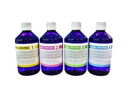 60 coral system combo 1 2 3 4 x 250ml