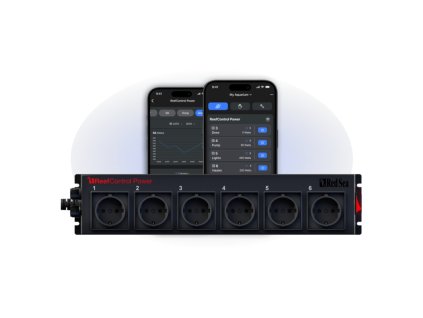 red sea reef control power 6 control panel