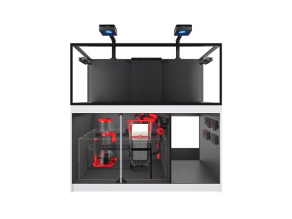 red sea reefer g2 625 max zestaw akwarium z biala szafka