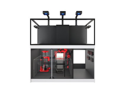 red sea reefer g2 525 max zestaw akwarium z biala szafka