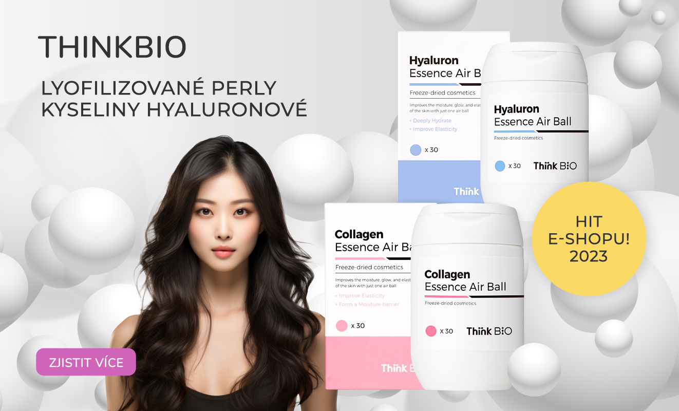 Kolagenové perly Think Bio korejska kosmetika redukce vrásek
