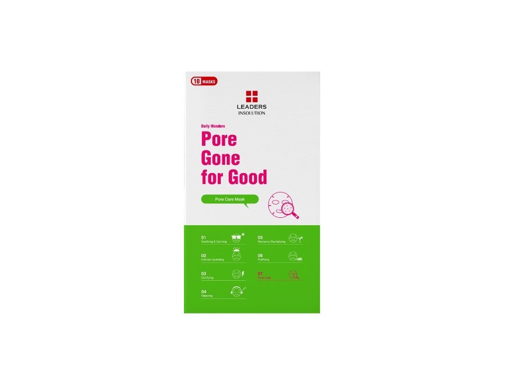 LEADERS - DAILY WONDERS PORE GONE FOR GOOD PORE CARE MASK - Korejská pleťová maska 25 ml korejska kosmetika korejska krasa