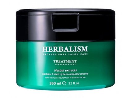 LADOR - HERBALISM TREATMENT - bylinná maska pro slabé vlasy 360 ml korejska kosmetika pece o vlasy balzamy na vlasy