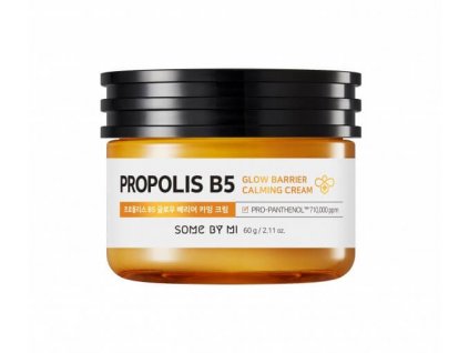 SOME BY MI - PROPOLIS B5 GLOW BARRIER CALMING CREAM - Zklidňující pleťový krém 60 g korejska kosmetika s propolisem