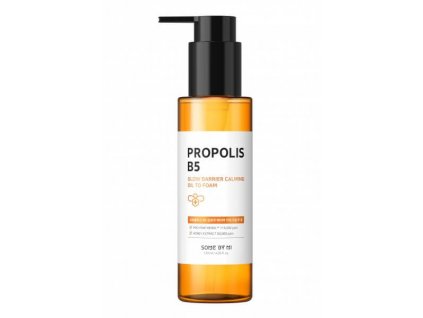 SOME BY MI - PROPOLIS B5 GLOW BARRIER CALMING OIL TO FOAM - Odličovací olej 120 m korejske dvojite cisteni pleti