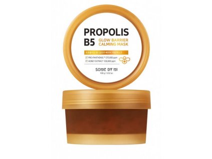 SOME BY MI - PROPOLIS B5 GLOW BARRIER CALMING MASK - Zklidňující pleťová maska  100 g korejska pletova maska