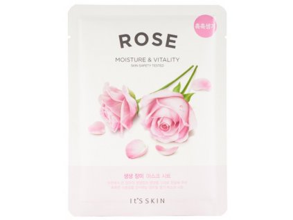 ITS SKIN - THE FRESH MASK SHEET - ROSE - Korejská pleťová maska  20 g korejska kosmetika
