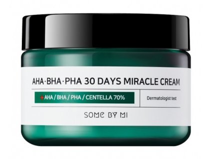 SOME BY MI - AHA-BHA-PHA 30 DAYS MIRACLE CREAM - Pleťový krém 60 g korejsky krem na akné