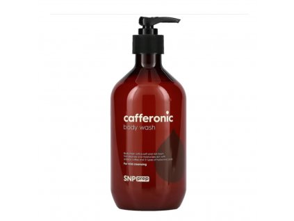 SNP - PREP CAFFERONIC BODY WASH - Korejský sprchový gel 500 ml nejlepsi korejska kosmetika