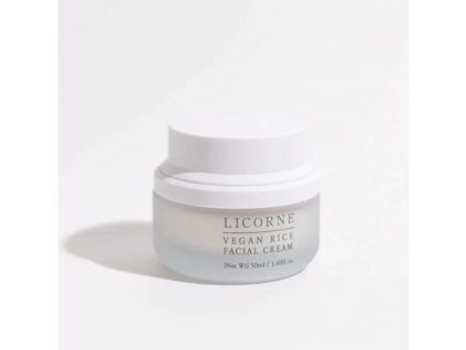 LICORNE - VEGAN RICE FACIAL CREAM - VEGAN hydratační pleťový krém 50 ml korejska kosmetika proti vraskam