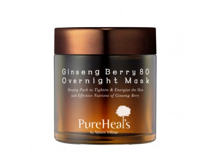 PUREHEALS - GINSENG BERRY 80 OVERNIGHT MASK - Výživná noční maska 100 ml korejska kosmetika