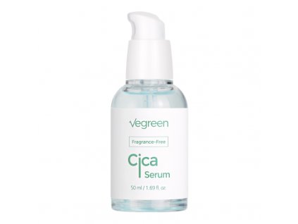 VEGREEN - FRAGNANCE FREE CICA SERUM - VEGAN zklidňující a hydratační sérum s Pupečníkem Asijským 50 ml