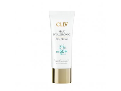 CLIV - MAX HYALURONIC SUN CREAM SPF -  VEGAN Opalovací ochranný krém SPF 50+ PA++++ 35 ml