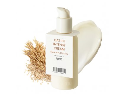 PURITO - OAT-IN INTENSE CREAM - Výživný hydratační pleťový krém 150 ml korejska kosmetika