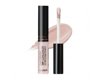 THE SAEM COVER PERFECTION TIP CONCEALER BRIGHTENER Rozjasňovač 6,5 g rozjasneni a stinovani make up liceni korejska kosmetika