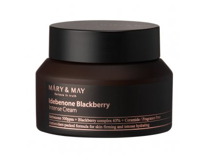 MARY&MAY IDEBENONE + BLACKBERRY COMPLEX INTENSIVE CREAM Intenzivně hydratační pleťový krém 70 g korejska kosmetika korejska krasa