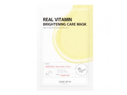 SOME BY MI REAL VITAMIN BRIGHTENING CARE MASK Rozjasňující pleťová maska 20 g