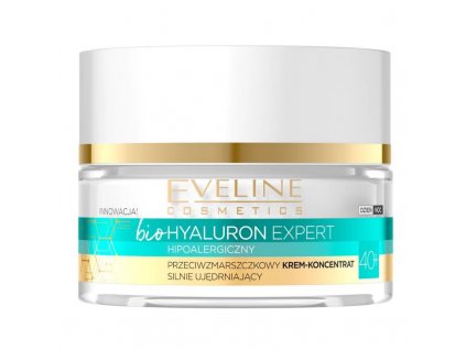 EVELINE COSMETICS BIO HYALURON EXPERT 40+ VEGAN Zpevňující krém proti vráskám 50 ml