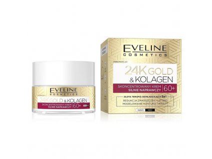 EVELINE COSMETICS 24K GOLD & COLLAGEN Intenzivní proti vráskový krém 50 ml