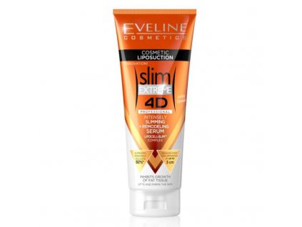 EVELINE COSMETICS SLIM EXTREME 4D LIPOSUCTION Intenzivně zeštíhlující sérum s chladivým účinkem 50 ml