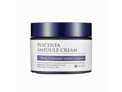 MIZON PLACENTA AMPOULE CREAM Regenerační krém s obsahem placenty a kyselinou Hyaluronovou 50 ml korejska krasa