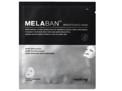 MEDITIME - MELABAN BRIGHTENING MASK - Korejská rozjasňující pleťová maska 1 ks 24 ml korejska kosmetika hyperpigmentace