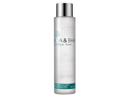 MIZON AHA&BHA DAILY CLEAN TONER Jemný čistící a exfoliační toner s kyselinami a enzymy 150 ml korejska kosmetika