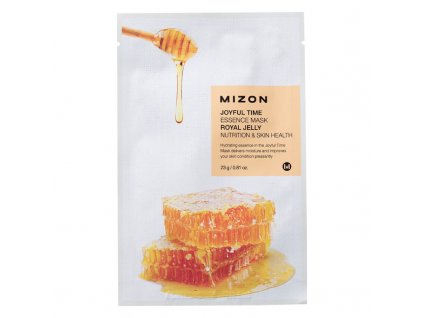 MIZON JOYFULL TIME EESSENCE MASK ROYAL JELLY Vyživující maska s medem a mateří kašičkou 23 g revitalizace pleti vyziva  pleti