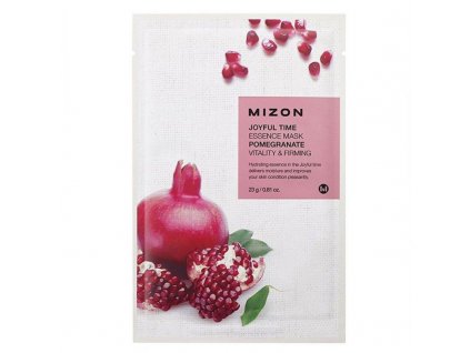 MIZON JOYFULL TIME EESSENCE MASK POMEGRANATE Revitalizační zpevňující maska 23 g pece o zralou plet