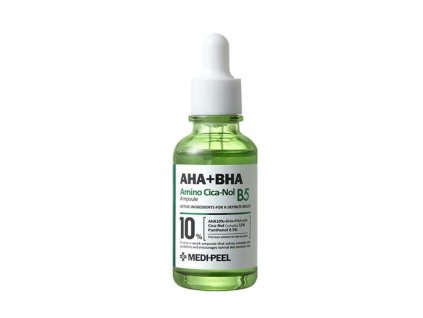 MEDI PEEL AHA BHA AMINO CICA NOL B5 AMPOULE Peelingové sérum pro problematickou pleť 30 ml korejska kosmetika boj s akne